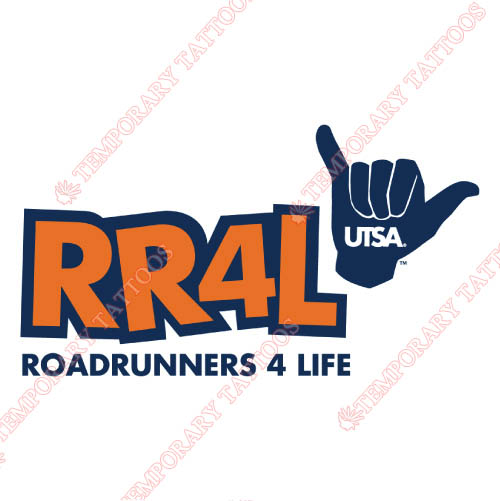 Texas SA Roadrunners Customize Temporary Tattoos Stickers NO.6531